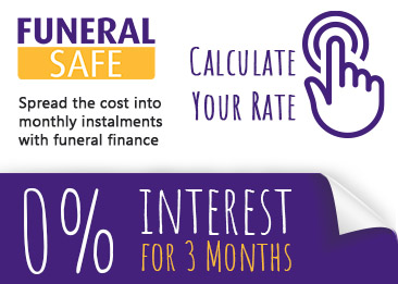 Funeral Finance - 0% interest for 3 Months